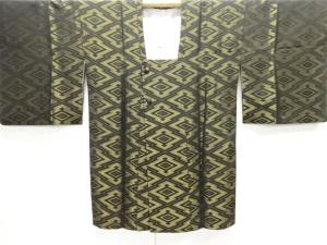 松皮菱模様織出し道行コート